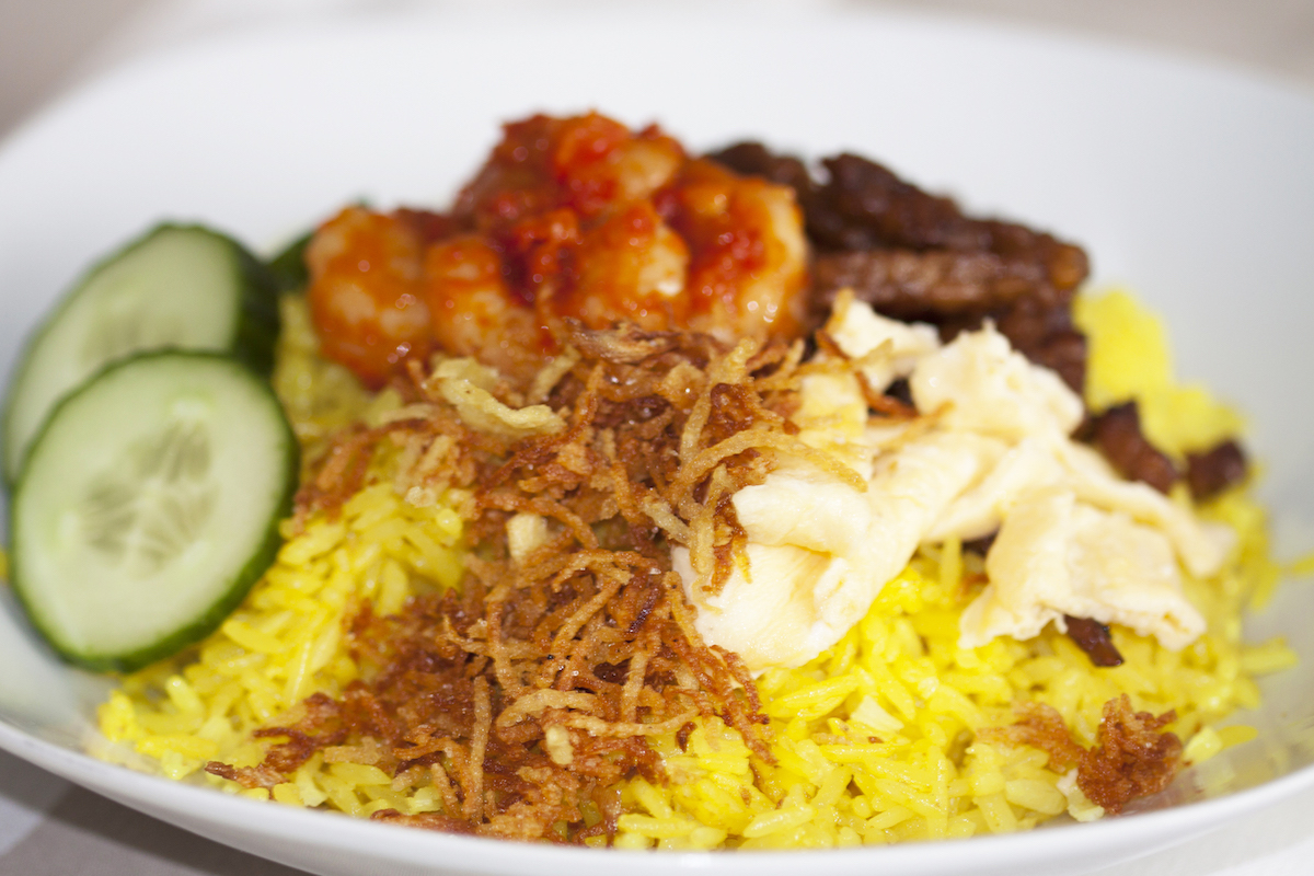  Nasi  kuning  gele rijst SurinamCooking